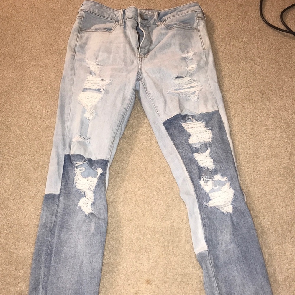 American eagle high waisted jeans